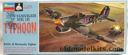 Monogram 1/48 Hawker Mk 1B Typhoon - Blue Box Issue, PA213-150 plastic model kit
